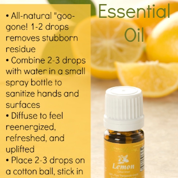 🌱NEW🌱 LEMON ESSENTIAL OIL BY YOUNG LIVING 15 ML SEALED BOTTLE 🍋 FRESH - Picture 4 of 5